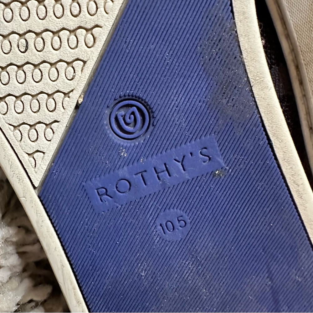 Rothy’s The Original Slip On Sneakers Black/Grey Camo Womens 10.5 - Picture 9 of 13